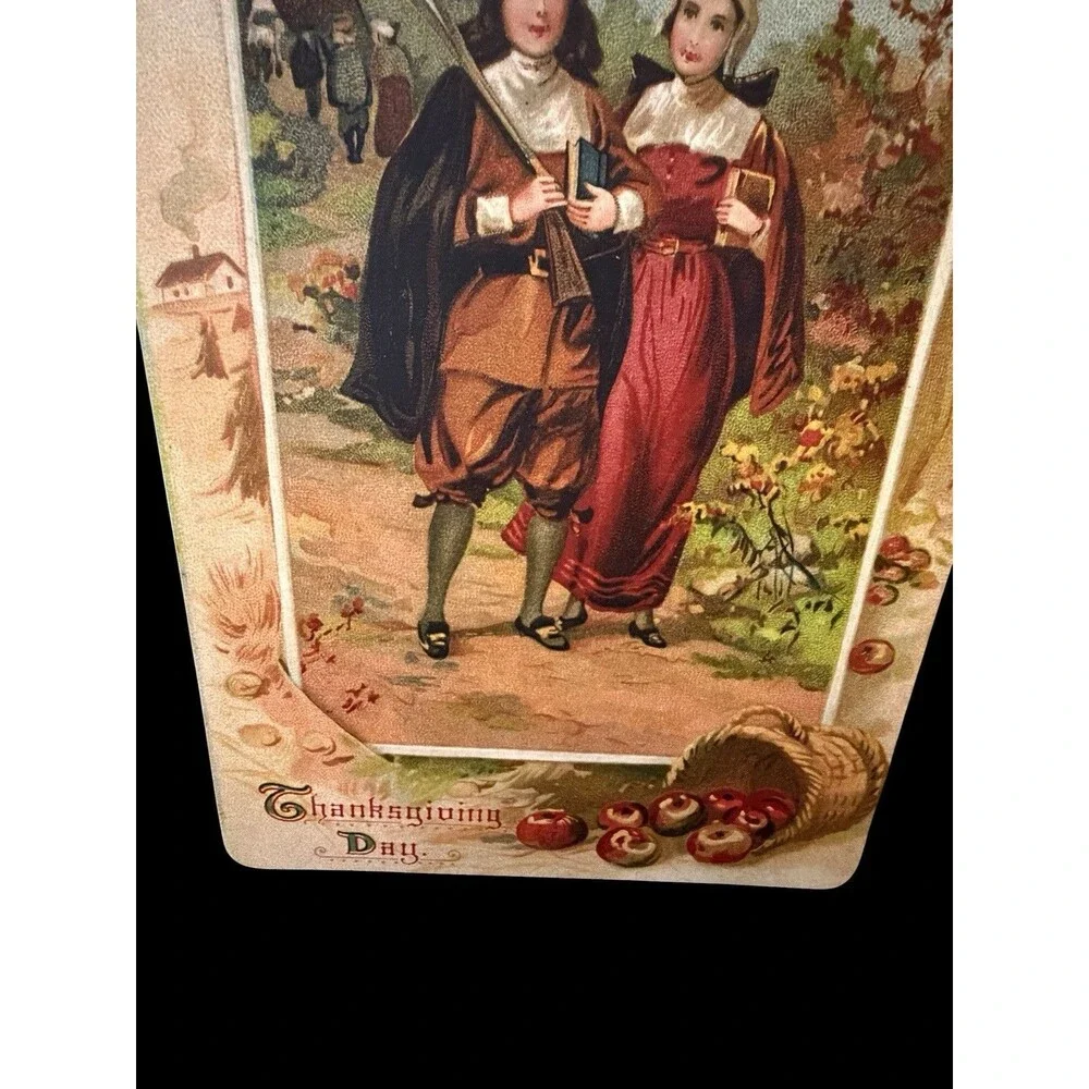 Moonlight & Roses Marta E. Peters Thanksgiving Day Wood Standing Picture